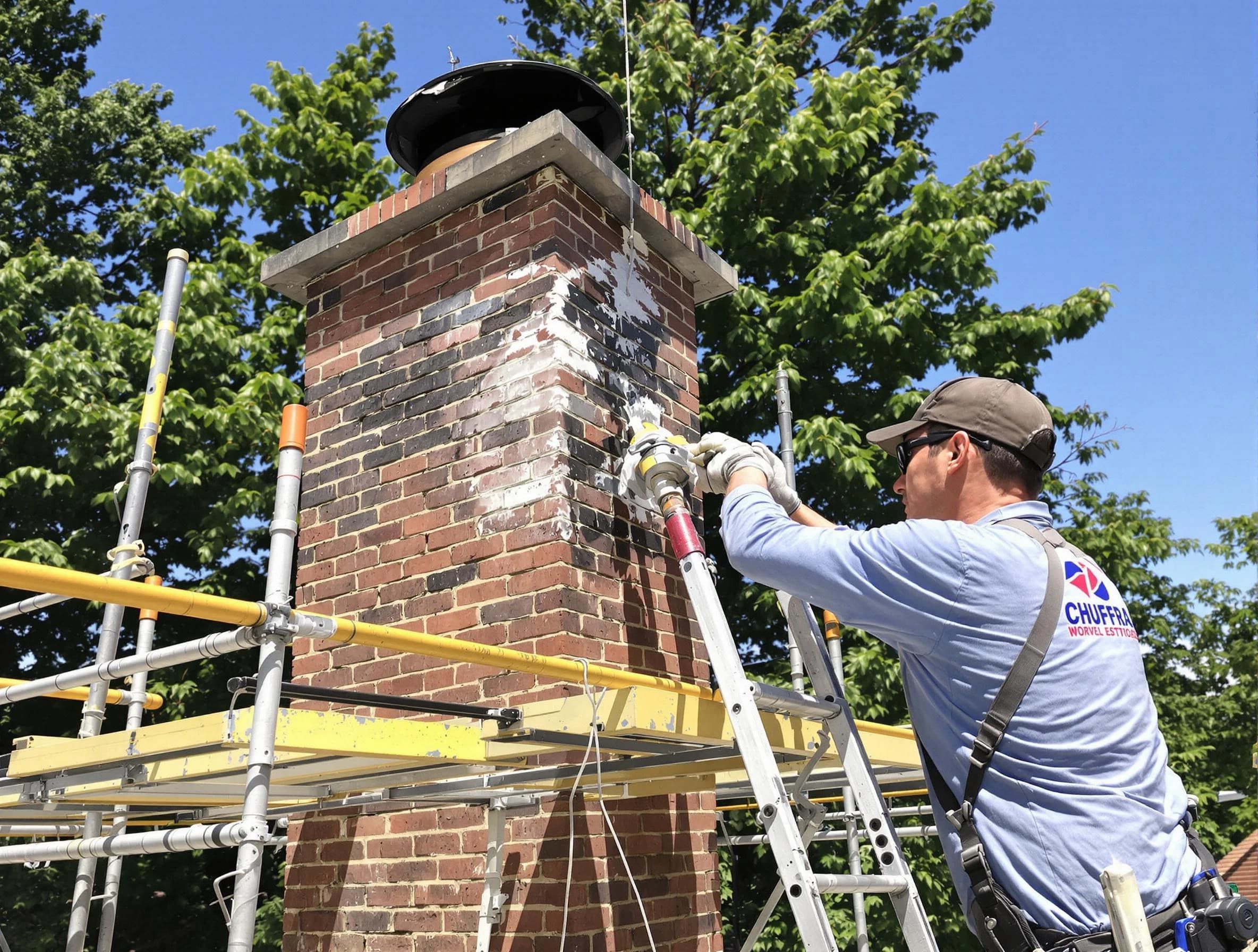 Structural chimney repair by White City Chimney Sweep in White City, UT