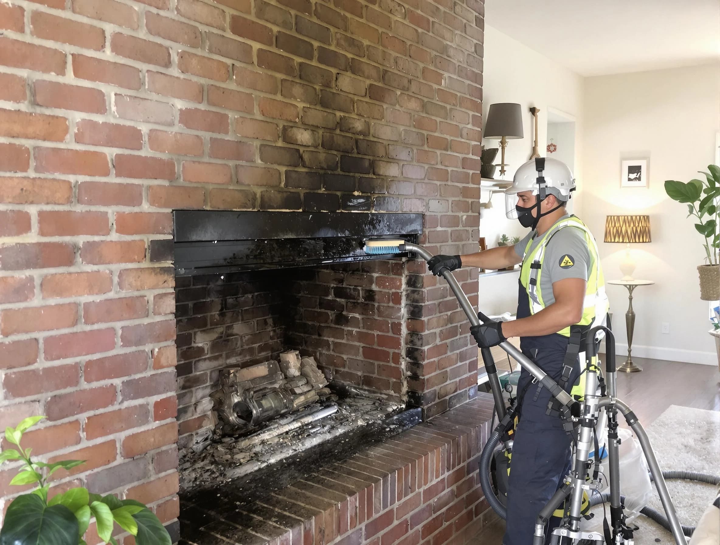 White City Chimney Sweep providing fireplace cleaning services in White City, UT