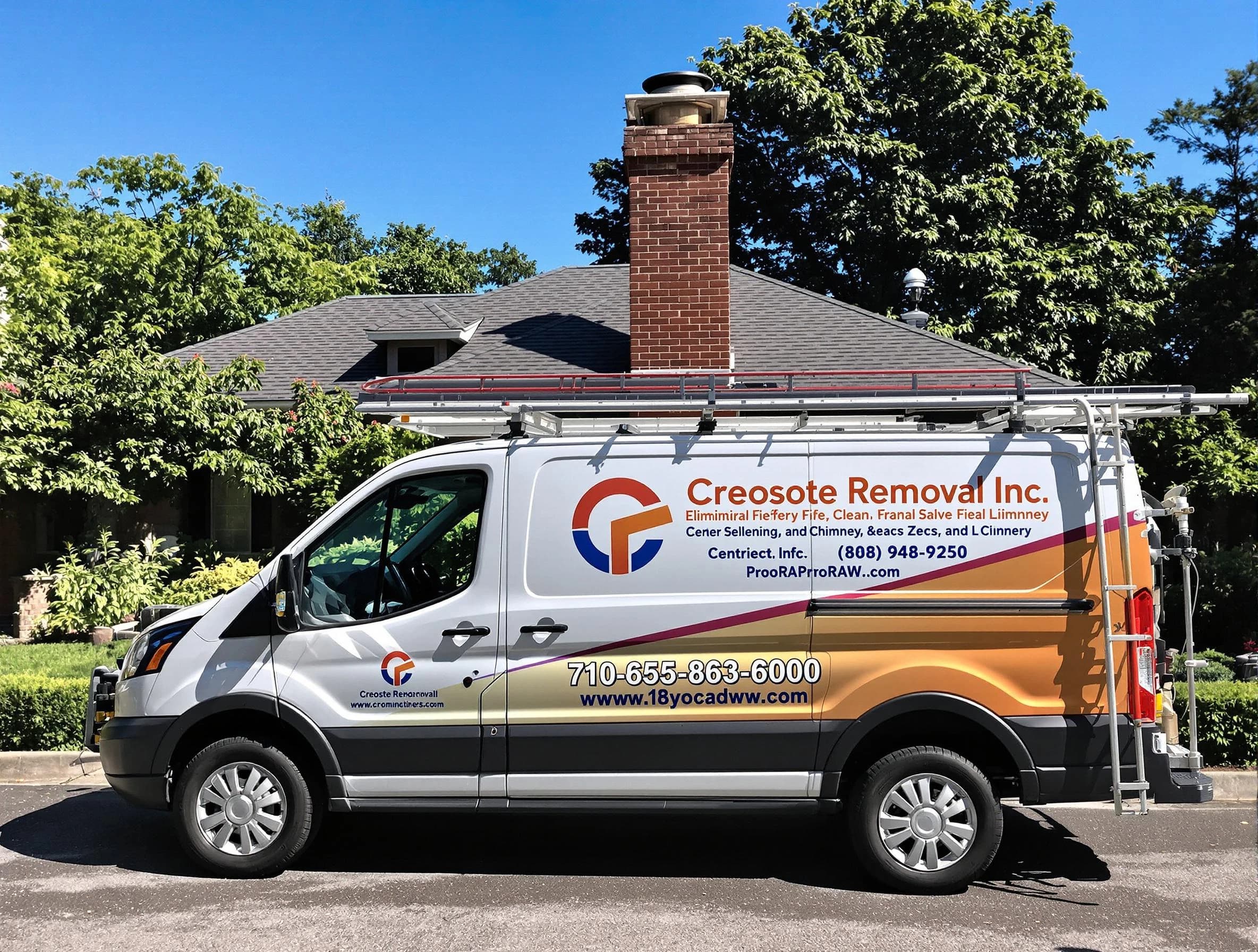 White City Chimney Sweep technician removing creosote safely in White City, UT