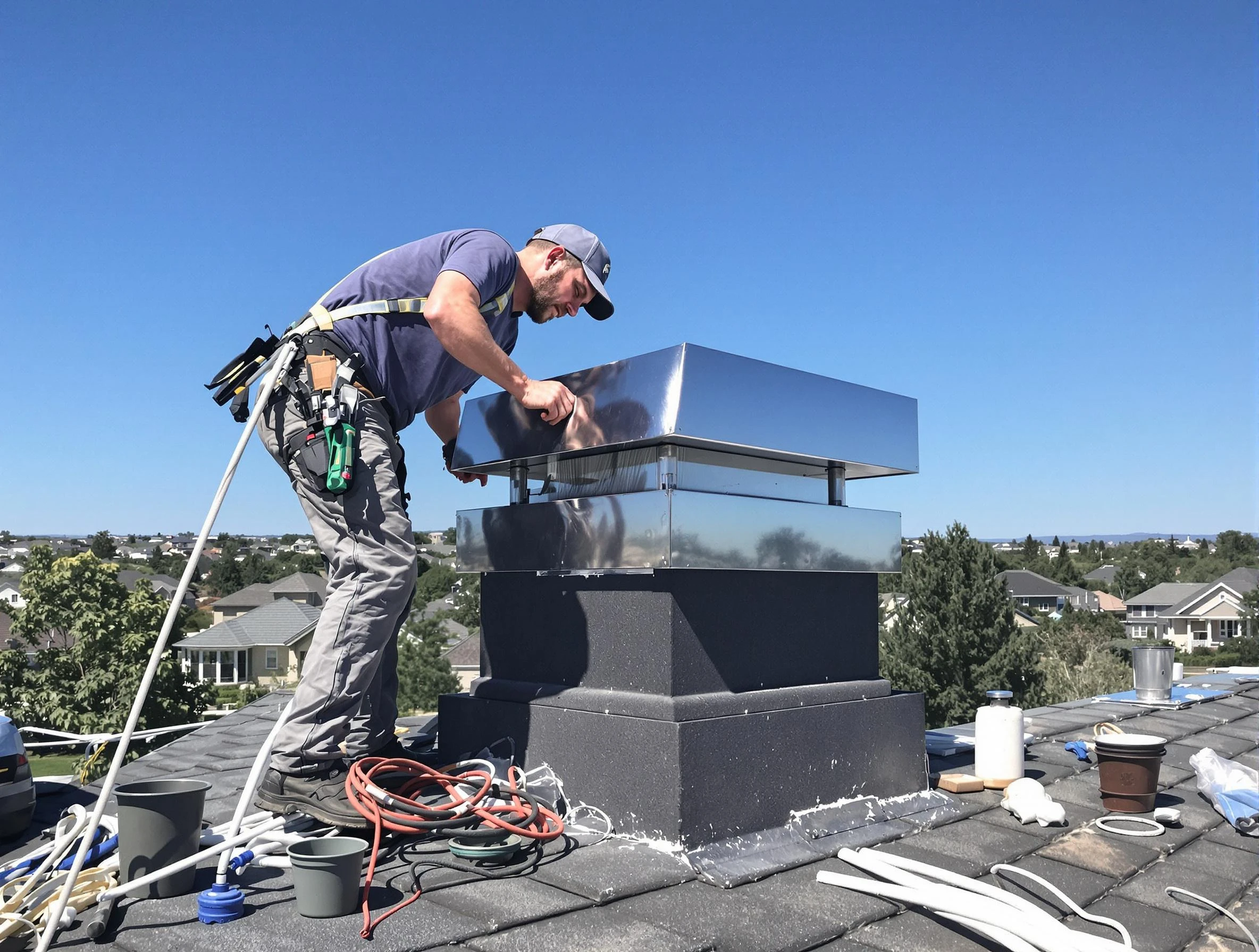 Chimney Cap Services in White City