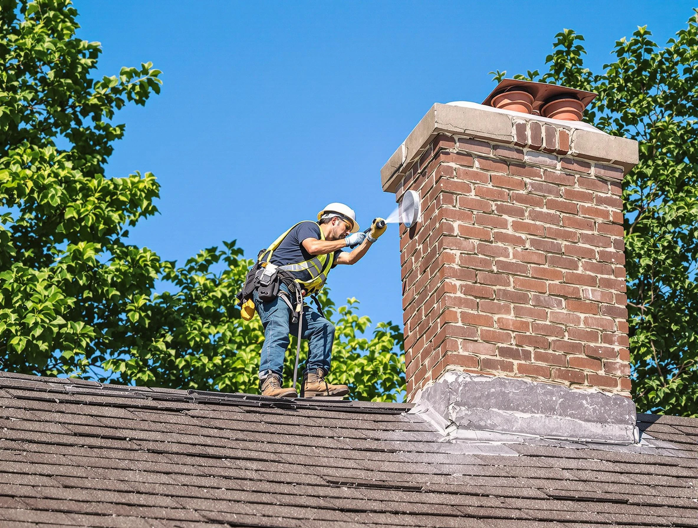 White City Chimney Sweep performing an inspection with advanced tools in White City, UT